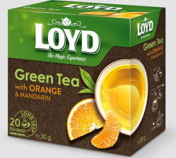 Loyd čaj Green Tea Orange & Mandarin 30g (10)