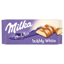 Milka 95g čokoláda Bubbly White (15)