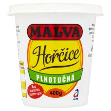 MALVA Hořčice plnotučná 400g (24)