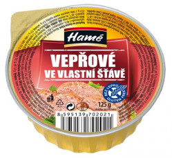 HAMÉ Vepřové ve vlastní šťávě 125g