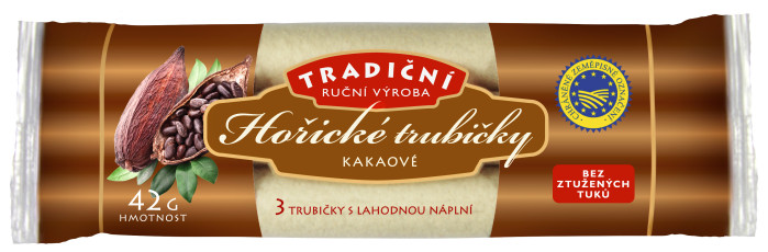 detail Hořické trubičky 42g Kakaové tradiční (48)