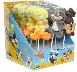 Marshmallow Lollipop 45g lízátko Looney Tunes (12)