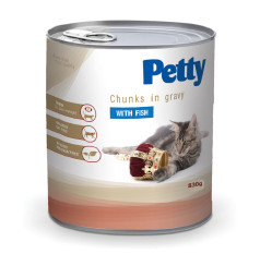 Petty konzerva pro kočky 830g s rybou (8)
