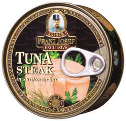 F.J.KAISER tuňák steak 170g RP v rostlinném oleji