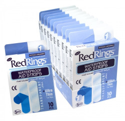 RedRings Náplast Waterproof modrá 10ks