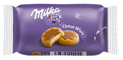 Milka sušenky 37,5g choco minis (24)