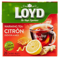 Loyd čaj warming citron, zázvor, med 40g (10)