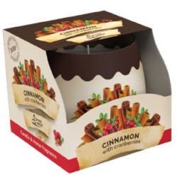 Santo svíčka 100g (12) Cinnamon with Cranberries