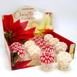 Bartek Svíčka 95g Christmas Flower figure 70