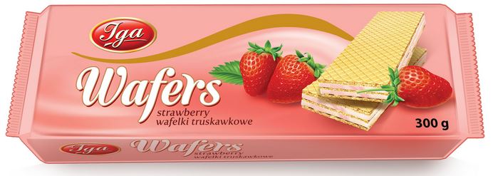 chi tiết Iga Wafers oplatky 300g Strawberry (16)
