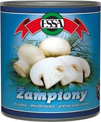 ESSA žampiony krájené 200g