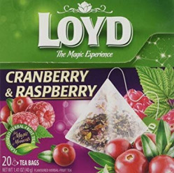Loyd čaj brusinky maliny 40g (10)