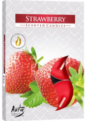 Bispol čajové svíčky 6ks Strawberry