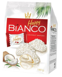 Happy Bianco Coconut wafers 140g (10)