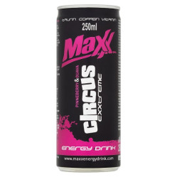 Maxx energy 0,25L plech Circus (24)