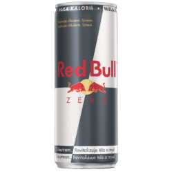 Red Bull energy 0,25L plech CZ Zero black (24)
