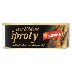 SOKRA 240g Šproty uzené v oleji