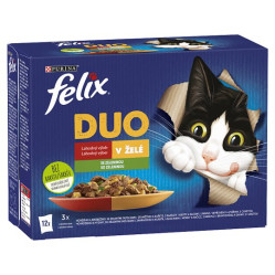 Felix fantastic MP 12x85g duo lahodný výběr hov/drůb/jeh/kuře/kachna/vepř