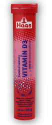 Haas šumivé tablety 80g Vitamín D3 (C sui) (12)