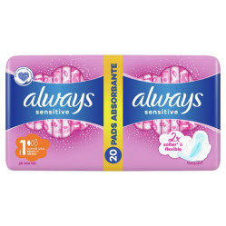 Always vložky Duo Ultra Sensitive 20ks (12)