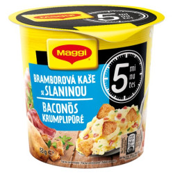 MAGGI 5min Cup Bramborová kaše se slaninou 53g