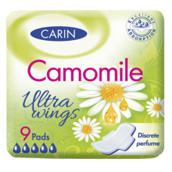 Carin Camomile ultra wings vložky 9ks