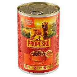 Propesko kousky pes 415g kuře+mrkev+těstoviny