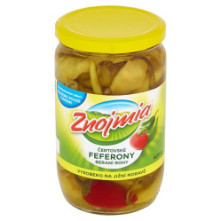 ZNOJMIA Feferony ber. rohy 620g