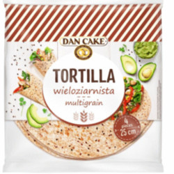 Dan cake Tortilla 240g 25cm 4ks Multigrain (28)