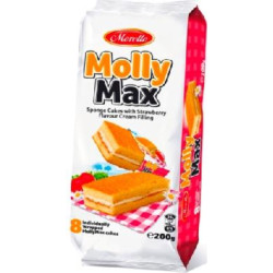 Molly Max 200g jemné pečivo Jahoda (12)