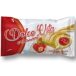 Dolce Vita Croissant s jahodovou náplní 50g (40)