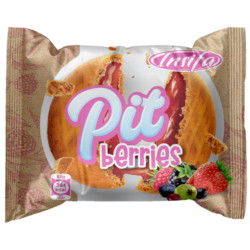 PIT Jemné pečivo 75g Berries s mix ovocnou náplní (24)