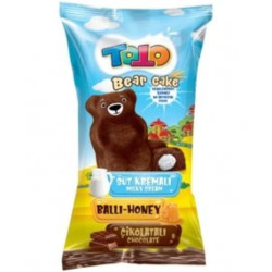 Toto Bear Cake 45g Medvědí čokoládový dortík s medovým mléčným krémem (24)
