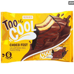 Roshen Too Cool sponge cake 270g Choco Fest (12)