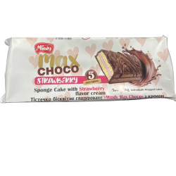 Mindy Max Choco Cake 180g pečivo Strawberry (22)