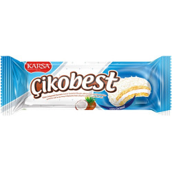 Cikobest bílá čokoláda 48g s kokosem (24)