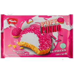 Mindy Marshmallow Biscuits 120g Puff Pinko (21)