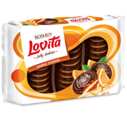 Roshen Lovita 420g piškoty v čokoládě Pomeranč (7)