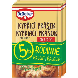 Dr. Oetker Kypřící prášek rodinné balení 5 x12g (60)