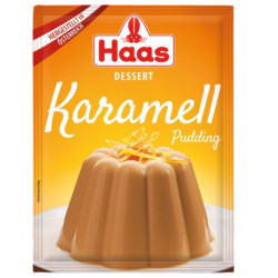 HAAS Puding v prášku Karamel 37g (24)