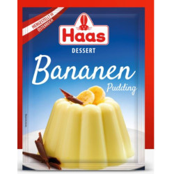 HAAS Puding v prášku Banan 37g (24)