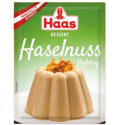 HAAS Puding v prášku Hazelnut (24)