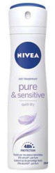 Nivea deosprej 150ml Pure & Sensitive (6)