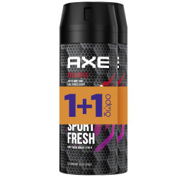 Axe deosprej pánský 150ml Recharge Sport Fresh 2ks DUOPACK 1+1 (6)