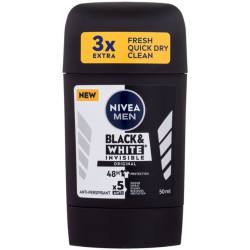 Nivea tuhý 50ml MEN Black White Invisible (Original) (5)