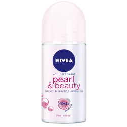Nivea roll on 50ml dámský Pear Beauty (růžový)