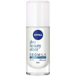 Nivea roll on 40ml dámský BEAUTY ELIXIR - Deomilk Fresh