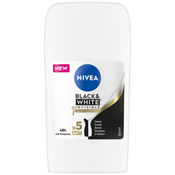 Nivea tuhý 50ml Black a White Invisible silky smooth (5)