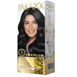Deluxe Maxx Premium barva na vlasy 1.0 Black (24)