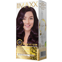 Deluxe Maxx Premium barva na vlasy 3.66 Aubergine Red (24)
